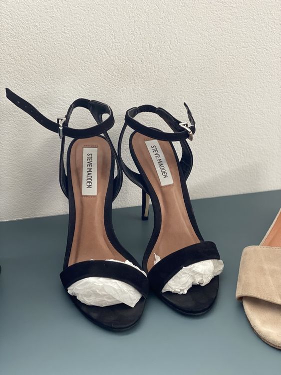Chaussures De Danse Steve Madden - Cuir Bleu Turquoise/gris - Pointure 7.5 US (38 EU) - Occasion
