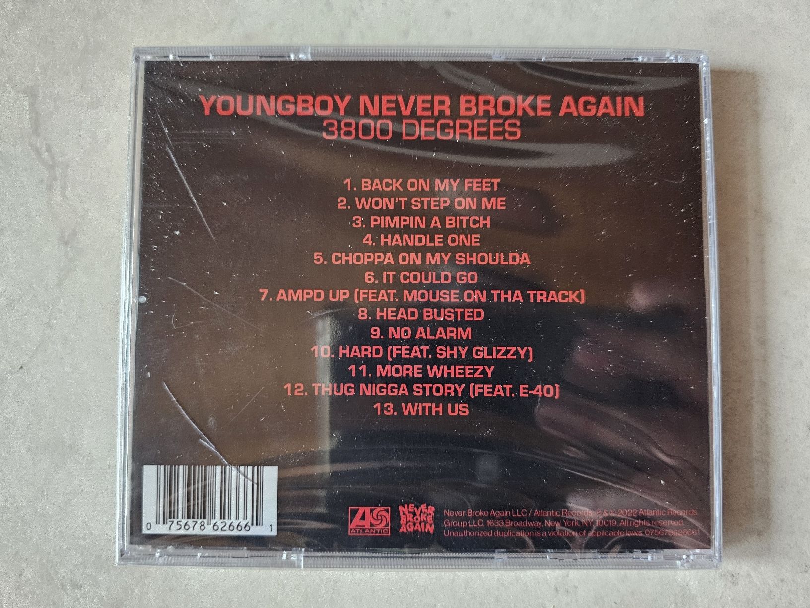 CDs: YoungBoy Never Broke Again  -  3800 Degrees / Fabrikneu – Neuf avec emballage d'origine à Schneisingen par backstore24 1