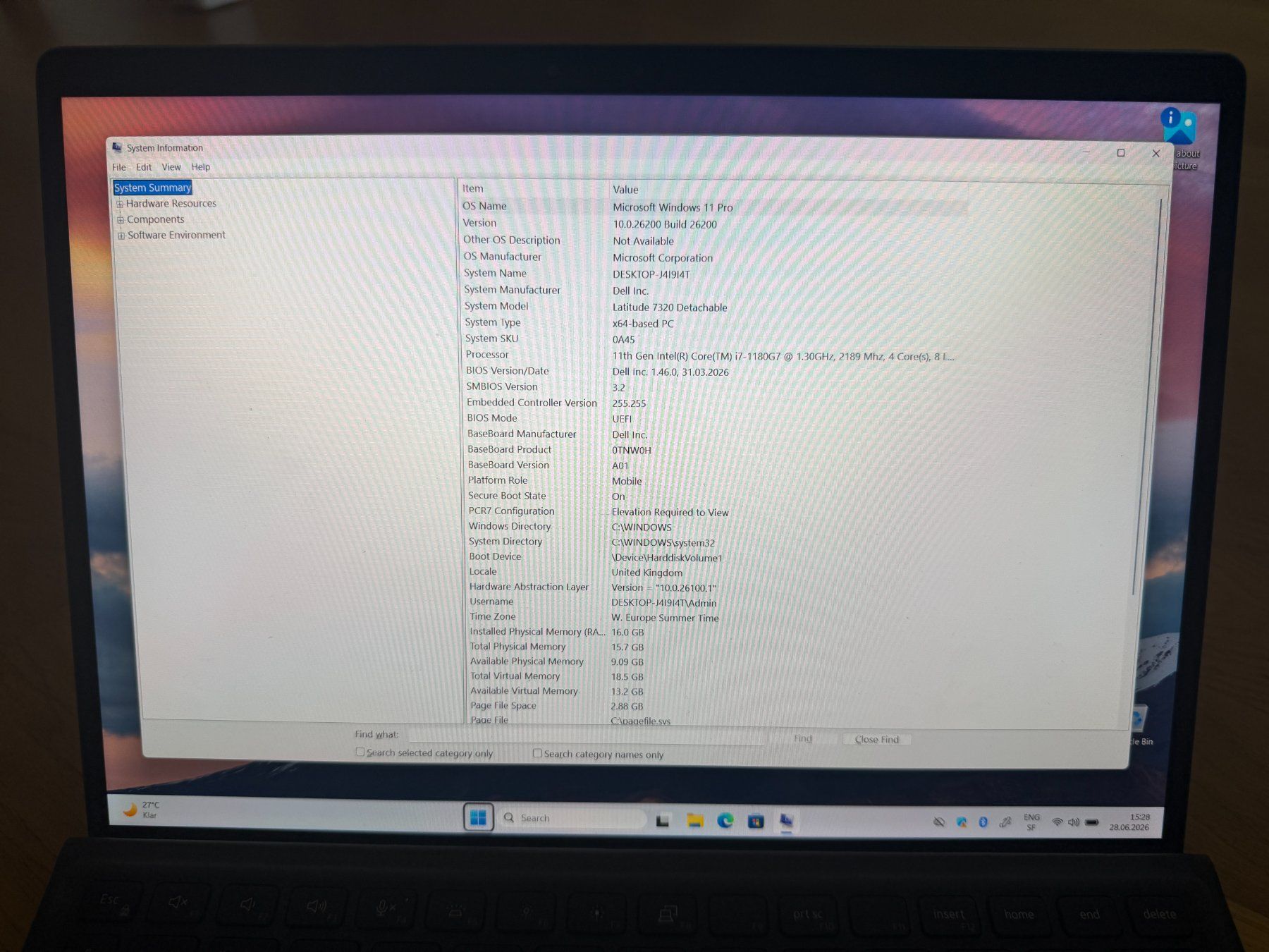 Dell Tablet PC: Tablette Dell Latitude 7320 13" 2-en-1 avec clavier – Usato da Founex venduto da HoppSuisse59 6