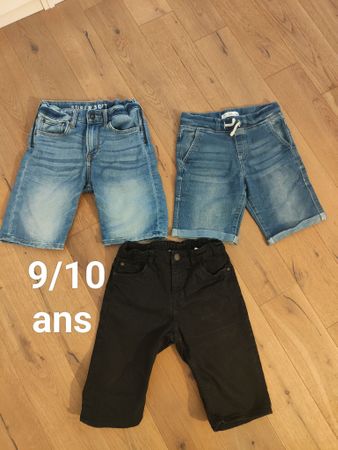 Lot de 3 shorts garçons taille 9/10 ans