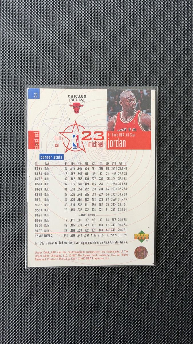 Nba Cartes à collectionner: Michael Jordan Upper Deck 1997 NBA Chicago – D'occasion à Affoltern am Albis par mr_choppa 1