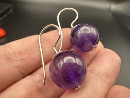 Ohrringe mit Amethyst