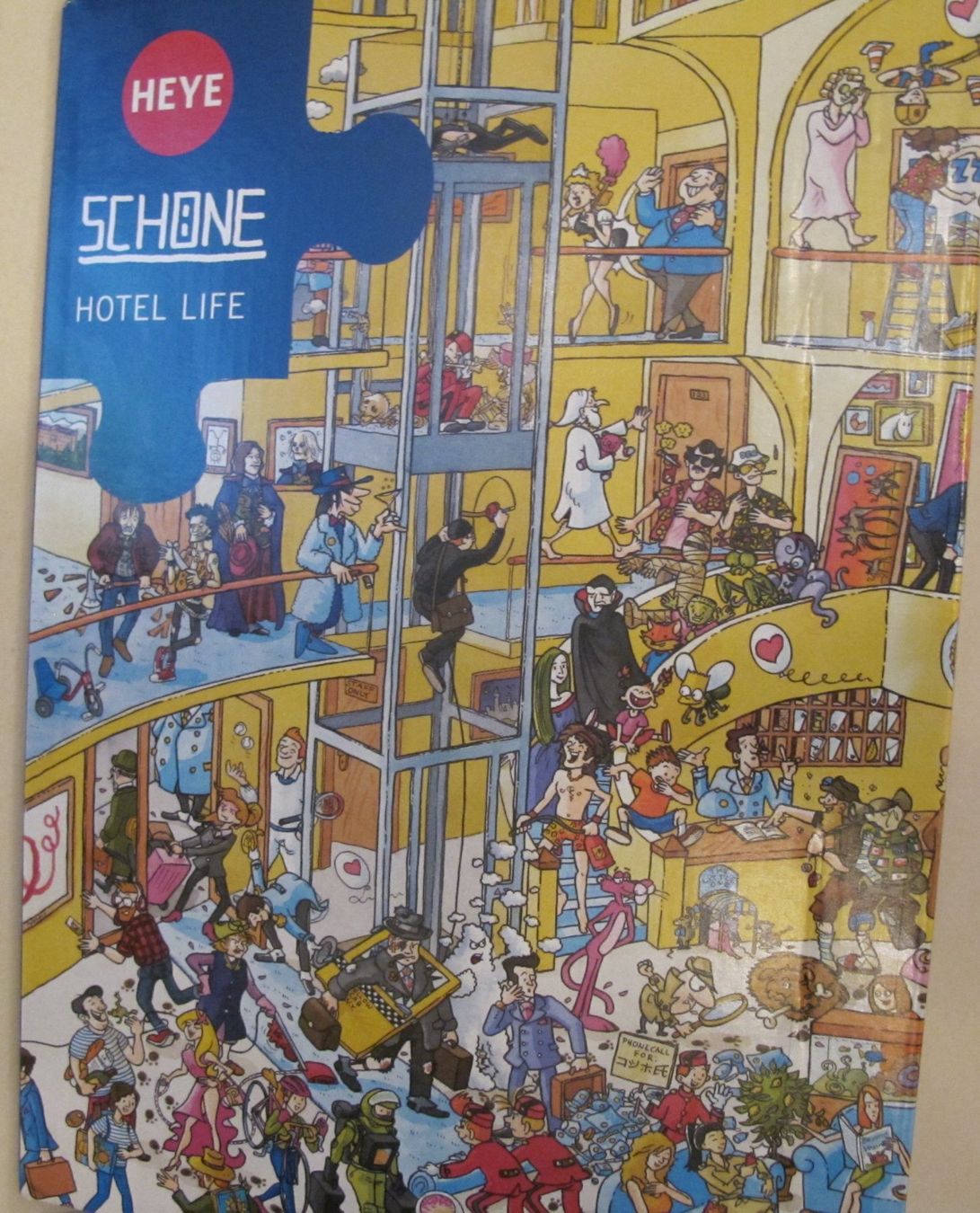 Heye Puzzle: Puzzle "Hotel Life" 1000 Teile – Usato da Zug venduto da Vesi8