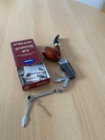 Pfeife WESSEX Hand Made 425 mit Feuerzeug und Zubehör
