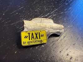 Vintage Taxi Pin Anstecker Winterthur, Sammlerstück Rarität