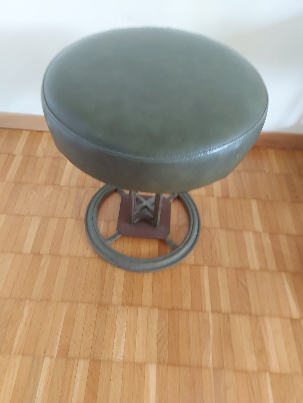 Sgabelli: Clubhocker /  Barhocker   Messing & Leder  1982  Vintage – Usato da Zürich venduto da Daniel517 5