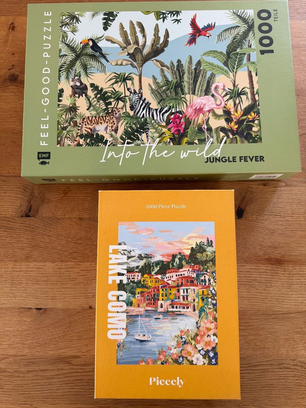 Puzzles: 2er Set Urlaubs-Puzzel 1000 Teile – Gebraucht aus Herrliberg von damianne