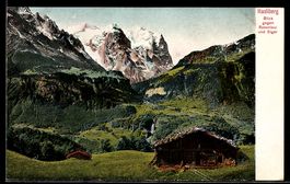 AK Hasliberg, Blick gegen Rosenlaui und Eiger