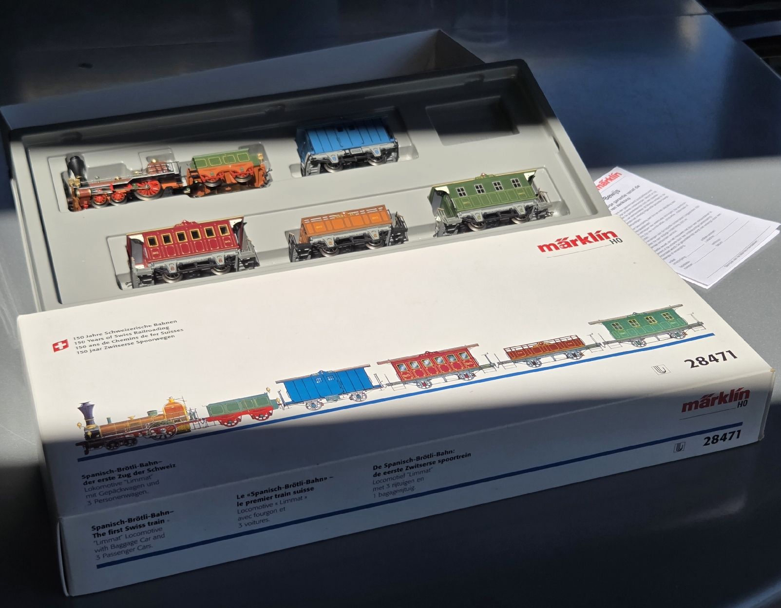 Märklin Modelleisenbahnen: Märklin H0 28471 Spanisch-Brötli-Bahn Set – Neu (gemäss Beschreibung) aus Klingnau von Groofty69