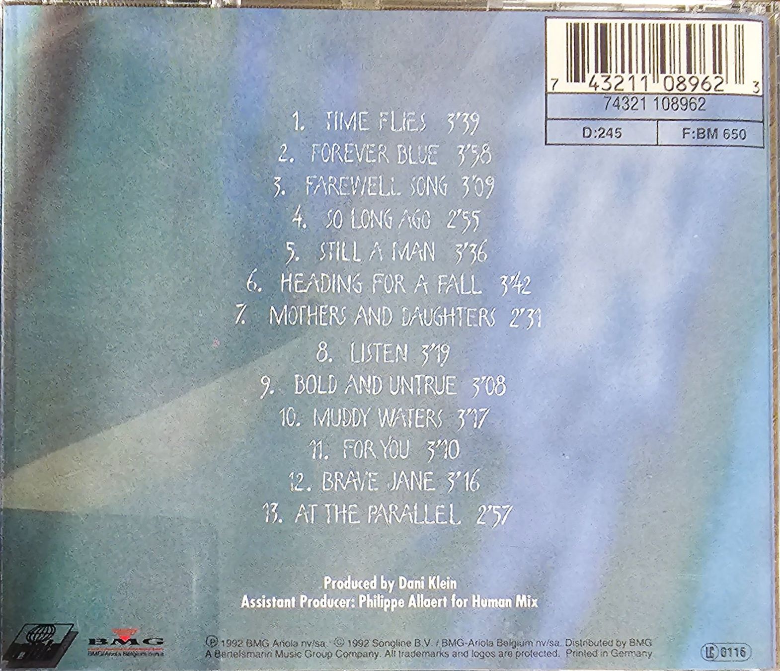 CD: Vaya Con Dios – Time Flies – Usato da Wahlen b. Laufen venduto da Cg10 1