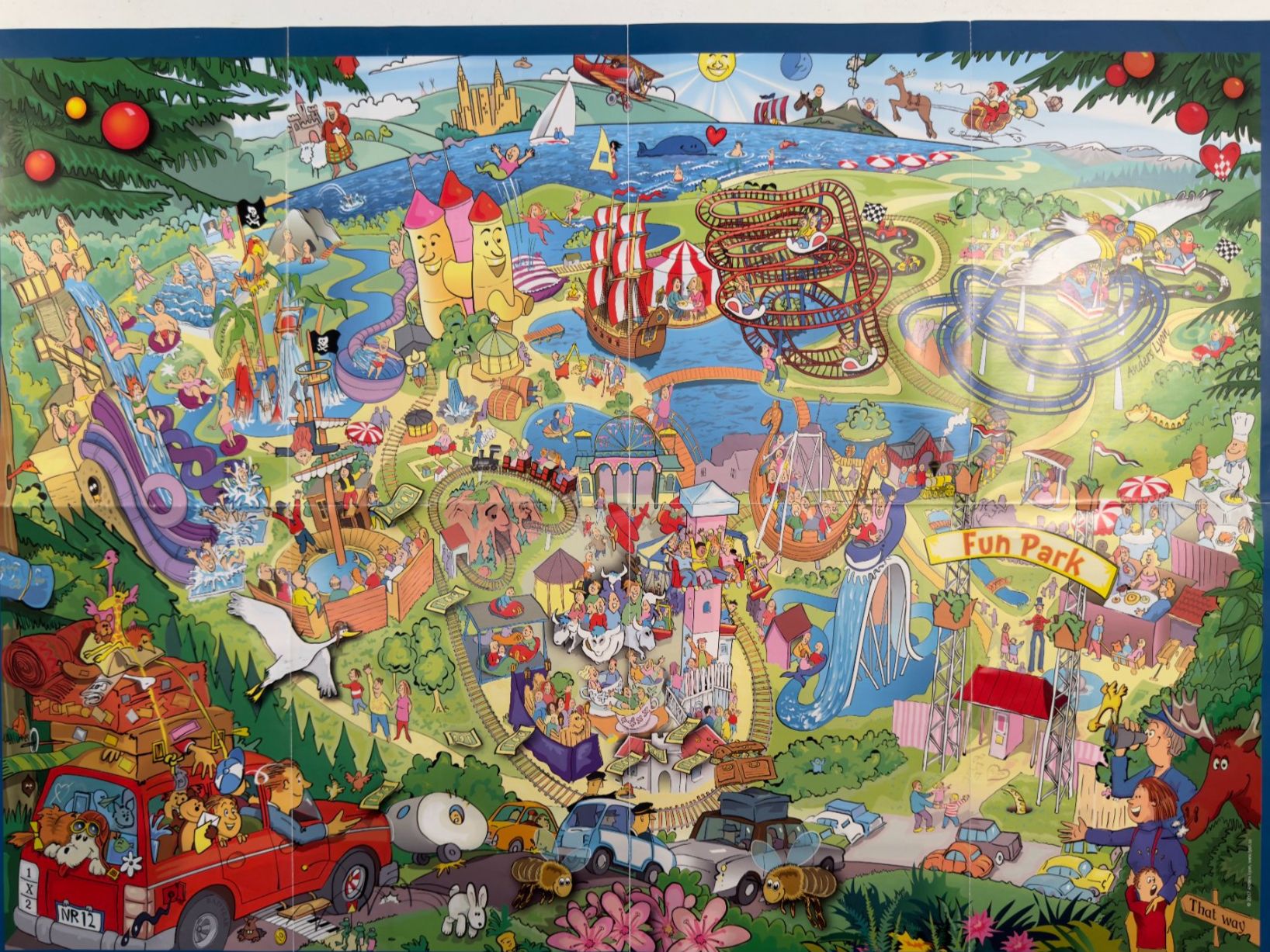 Heye Puzzles: Heye Puzzle  Fun Park Trip. 1000Puzzle – Gebraucht aus Dürnten von RaschaKatz 1