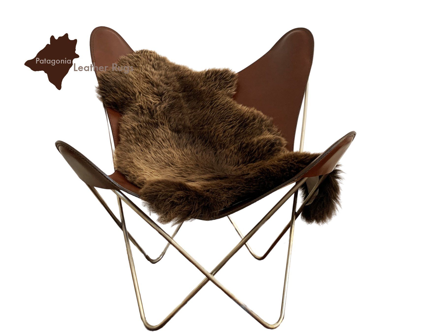 Tappeti: Lammfell Teppich Brown – Nuovo e nell'imballaggio originale da Arbedo venduto da patagonialeatherrugs