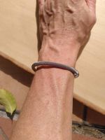 Bracciale in acciaio bianco