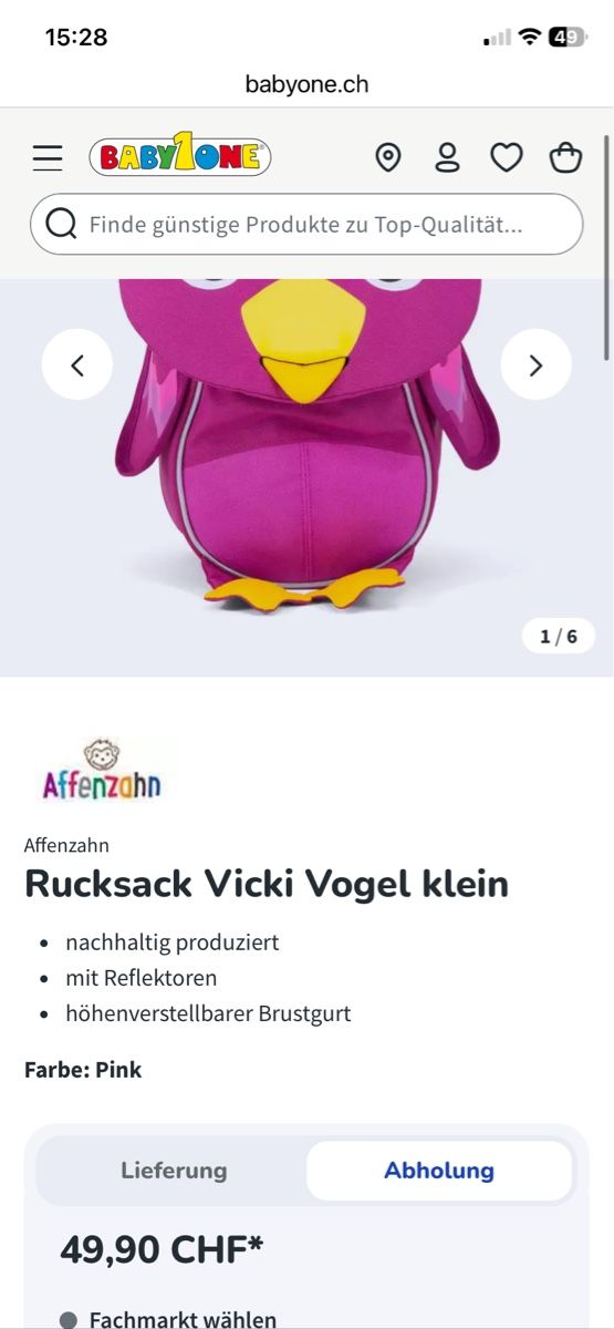 Borse & Zaini: Rucksack Vicki von Affenzahn – Usato da Fenkrieden venduto da Rdaphne 1