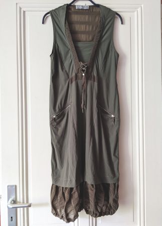 DECA : Robe d'été bi-matière originale douce légère 38-40