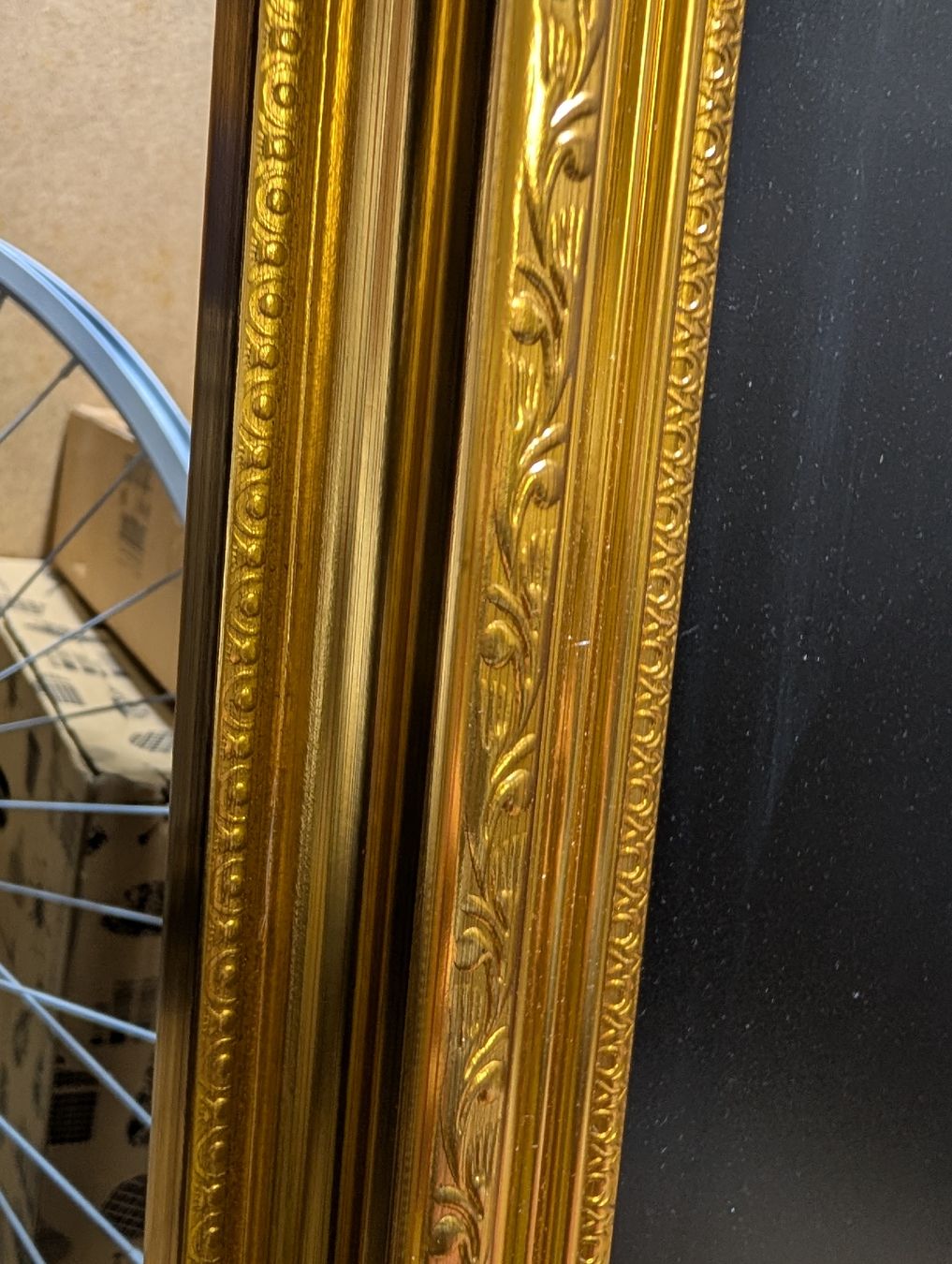 Wandtafeln: Tafel mit Goldrahmen, Vintage Stil – Gebraucht aus Huttwil von Schnuegu13 3