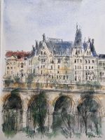 Jean-Pierre Remon (1928) Lithographie Blattgrösse 38x28cm