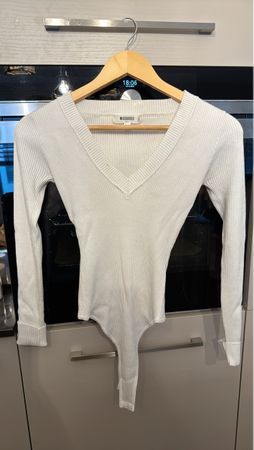 Pull en maille fine blanc  - idéal pour l'automne!