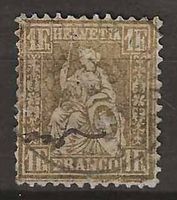 CH052 - Helvetia assise 52 obl.