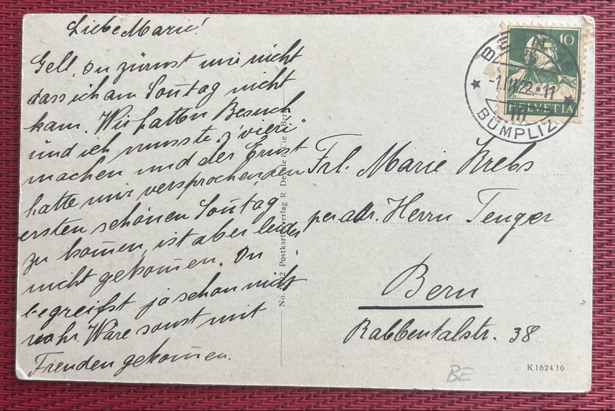 Cartoline postali: AK Bümpliz 2-Bildrig  – Usato da Horw venduto da Tellbub 1