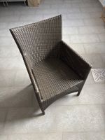 Rattan Gartenstuhl 6 Stück - wie neu - günstig abzugeben