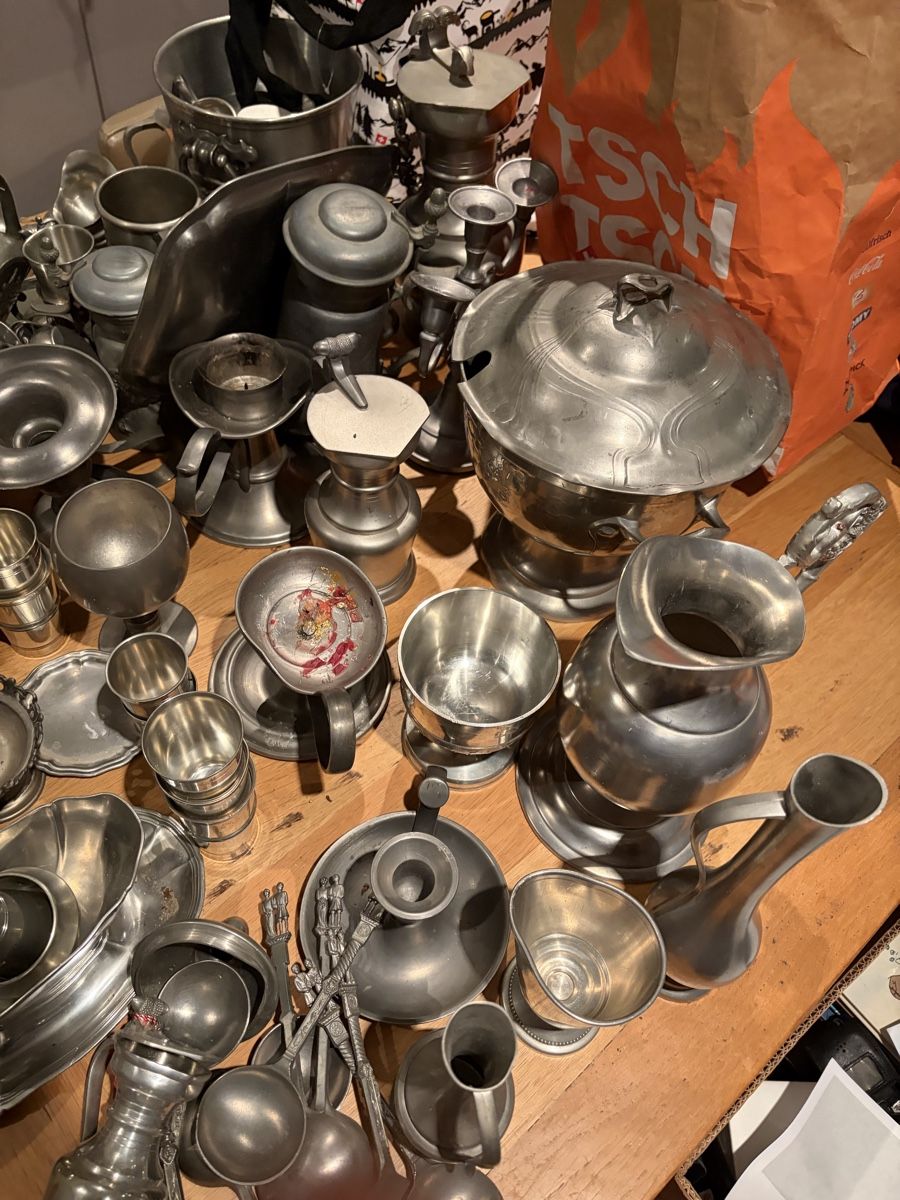 Caraffe: Lot divers Etain 26.5 kg  – Usato da Echallens venduto da JAR69 5