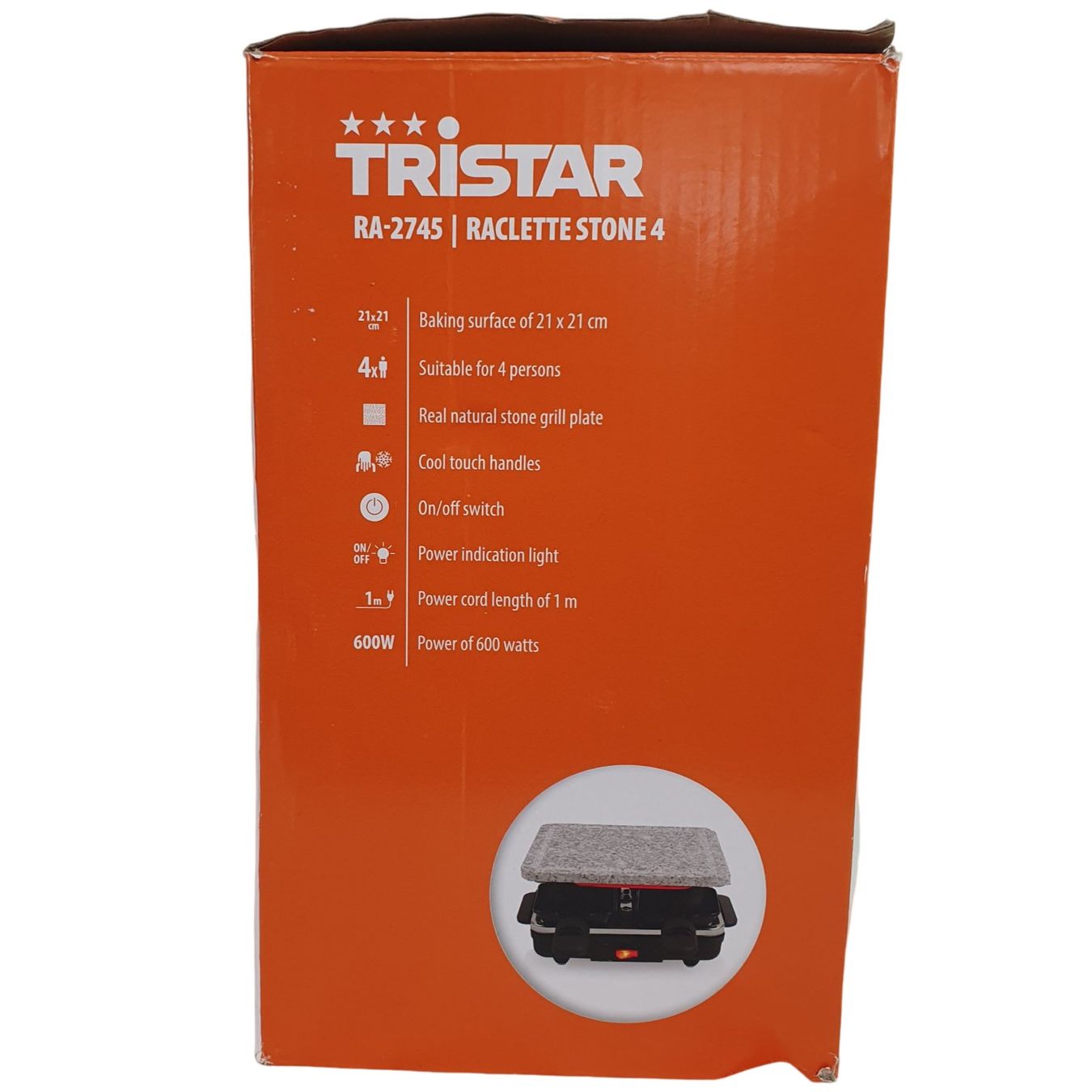 Elettrodomestici da cucina: TRISTAR Raclette-Stein 4, 600W – Nuovo (secondo la descrizione) da Wangen b. Olten venduto da Restwert_Wangen 3