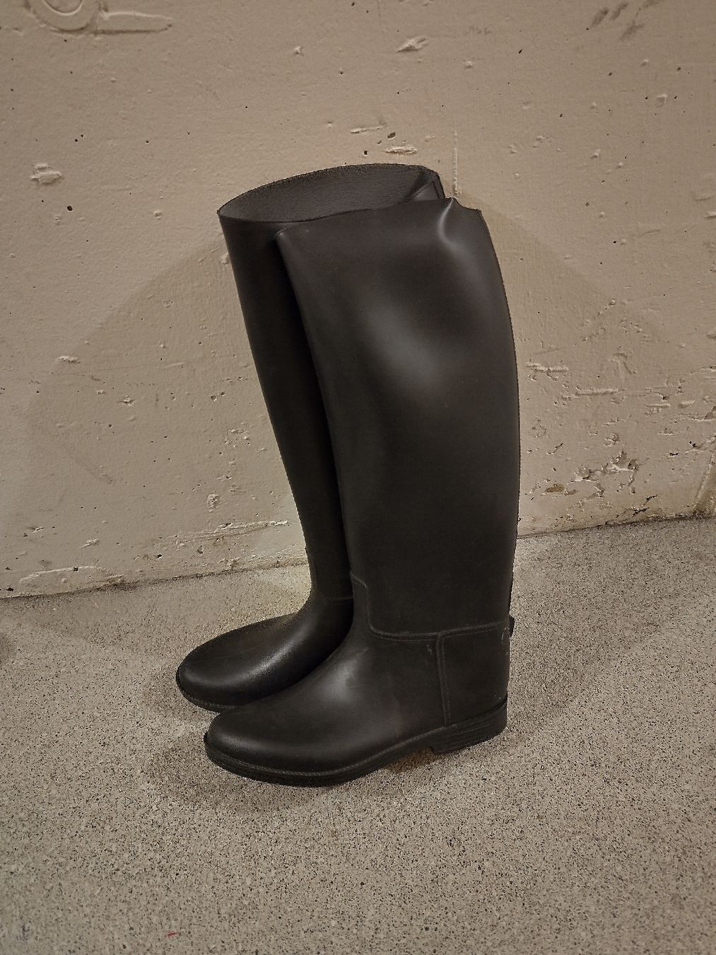 Felix Bühler Damenschuhe: Gummi Reitstiefel, Schwarz, Gr. 39 – Neu (gemäss Beschreibung) aus Rotkreuz von Wirbelprinzessin