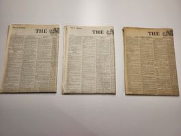 The Times Zeitungen 1938/1939