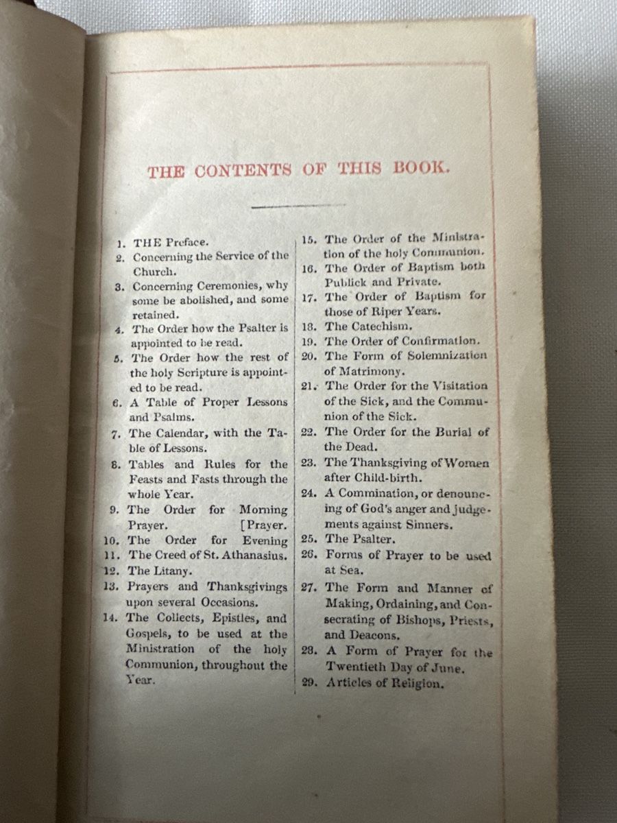 Bücher: Antikes Buch "Common Prayer" von 1867, Leder gebunden – Gebraucht aus Zürich von Chaeffeler 3