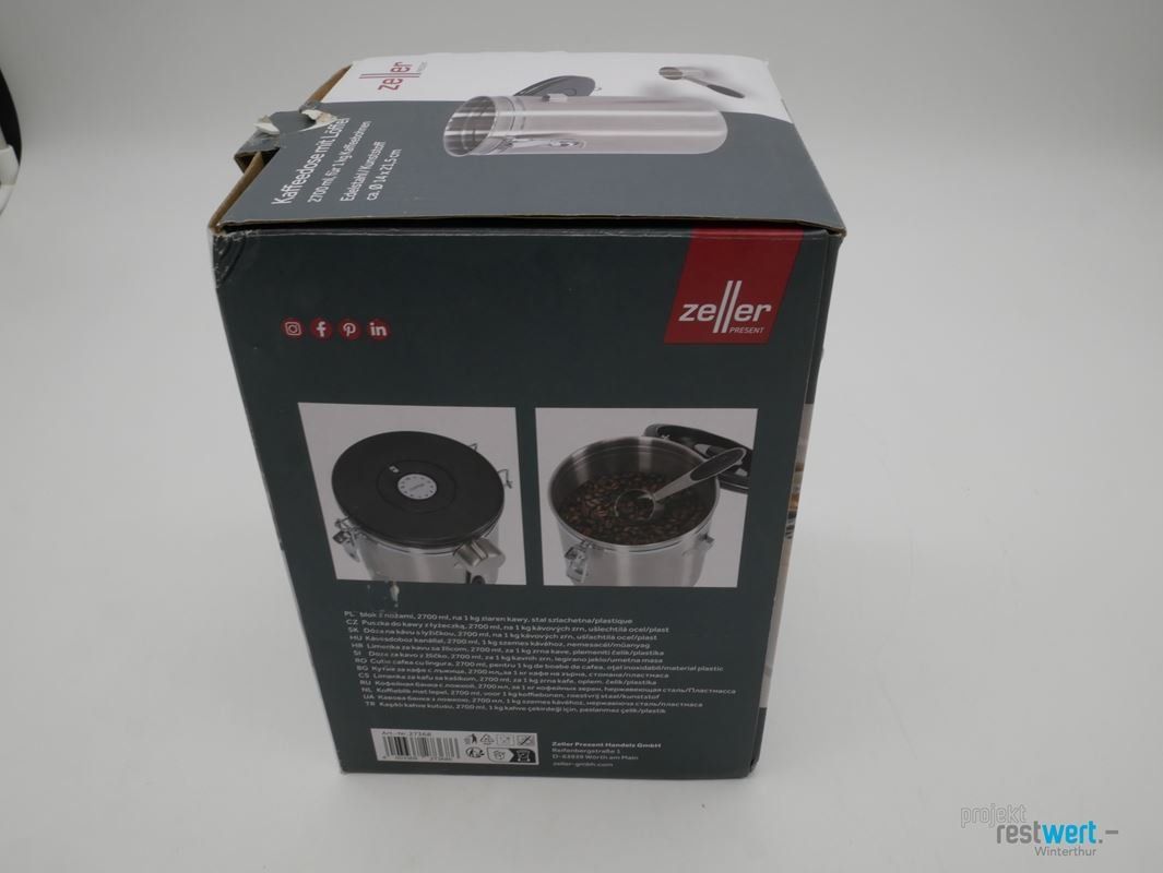 Contenitori & Simili: ZELLER Kaffeedose mit Löffel – Nuovo (secondo la descrizione) da Winterthur venduto da Restwert_Winterthur 4