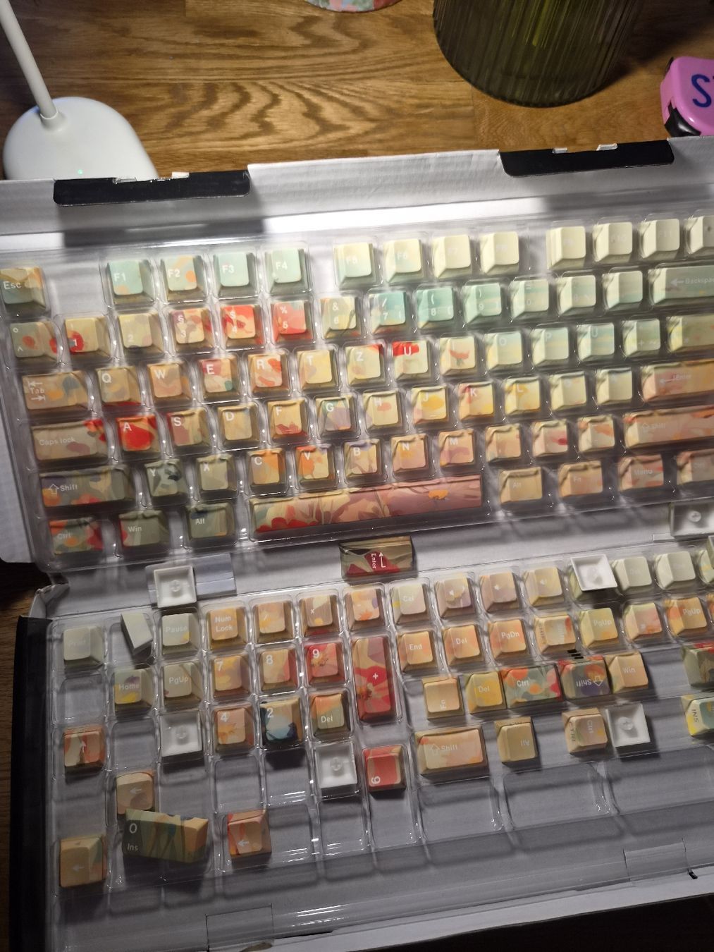 Tastiere: ⌨️ Custom Keycap Set – Pastell Floral Design – Nuovo e nell'imballaggio originale da Thun venduto da inuyasha93