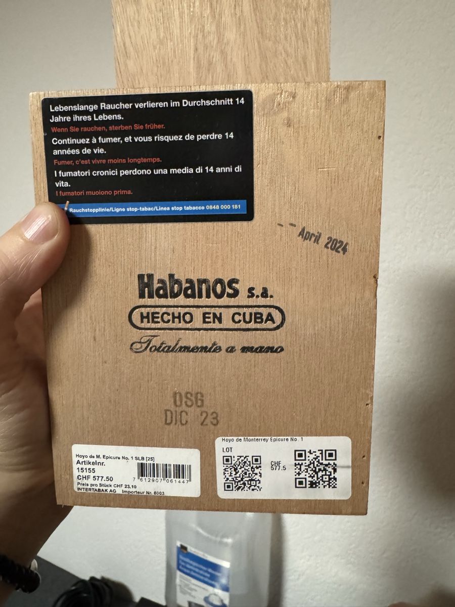 Sigari: Hoyo Epicure No1 – Usato da Winterthur venduto da kri_p7y2 3