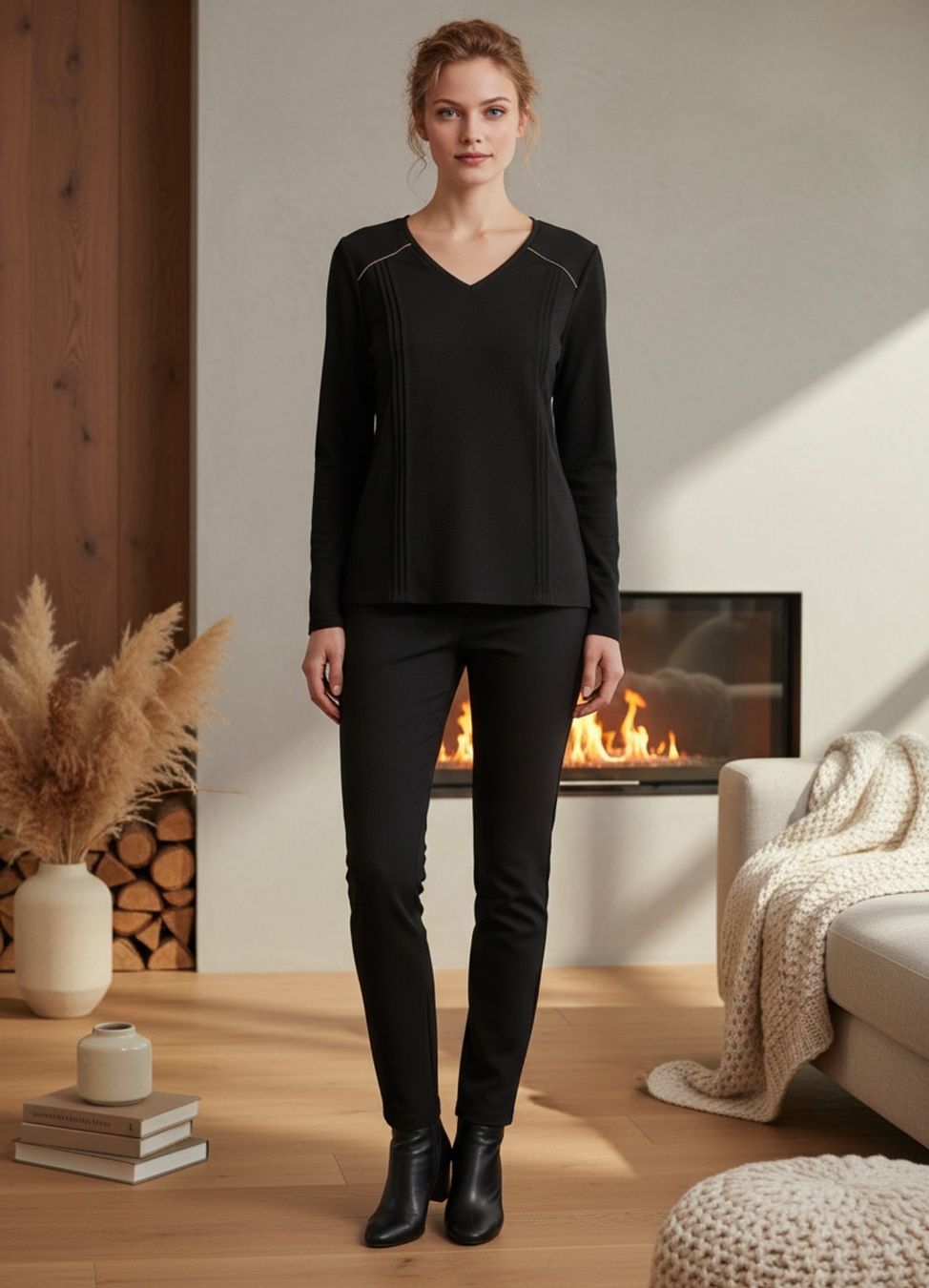Blusen: Blouse Olsen Noire  — Neuve — Taille 36 – Neu und originalverpackt aus Vuisternens-Romont von gol_xp6p 3