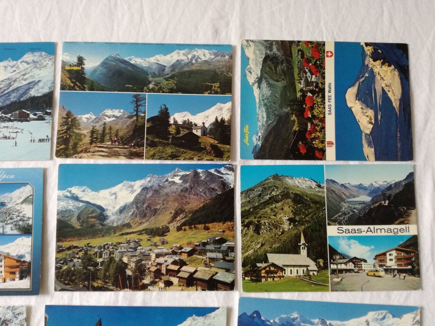 Cartes postales: 16 AK Ansichtskarten Saas Fee – D'occasion à Zürich par Tolima194 2