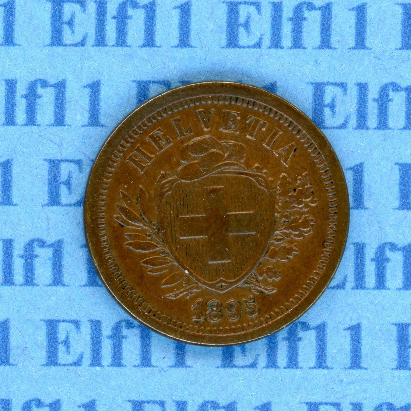 Tutti le monete: CHF___0.01 1895 unz 1 Rappen – Nuovo (secondo la descrizione) da Widnau venduto da Elf11