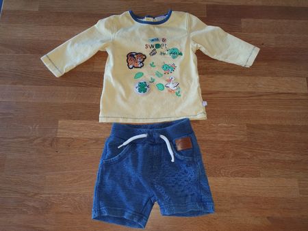 Süsses Sommer Set, Gr. 62, Pullover & Shorts