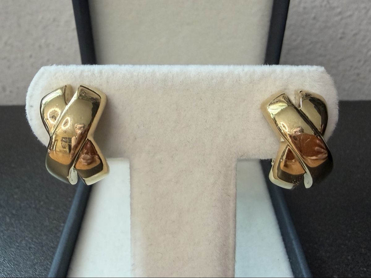 Orecchini pendenti & Orecchini a lobo: Vintage Ohrringe Clips Luxus Modeschmuck   – Usato da Lamone venduto da LaCantinaMagica 1