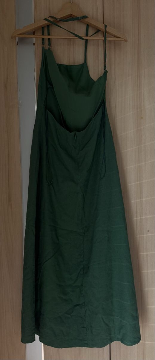 Zara Kleider: Robe verte longue bretelles dos nu taille S  – Neu (gemäss Beschreibung) aus Biel/Bienne von ant_h25x 1