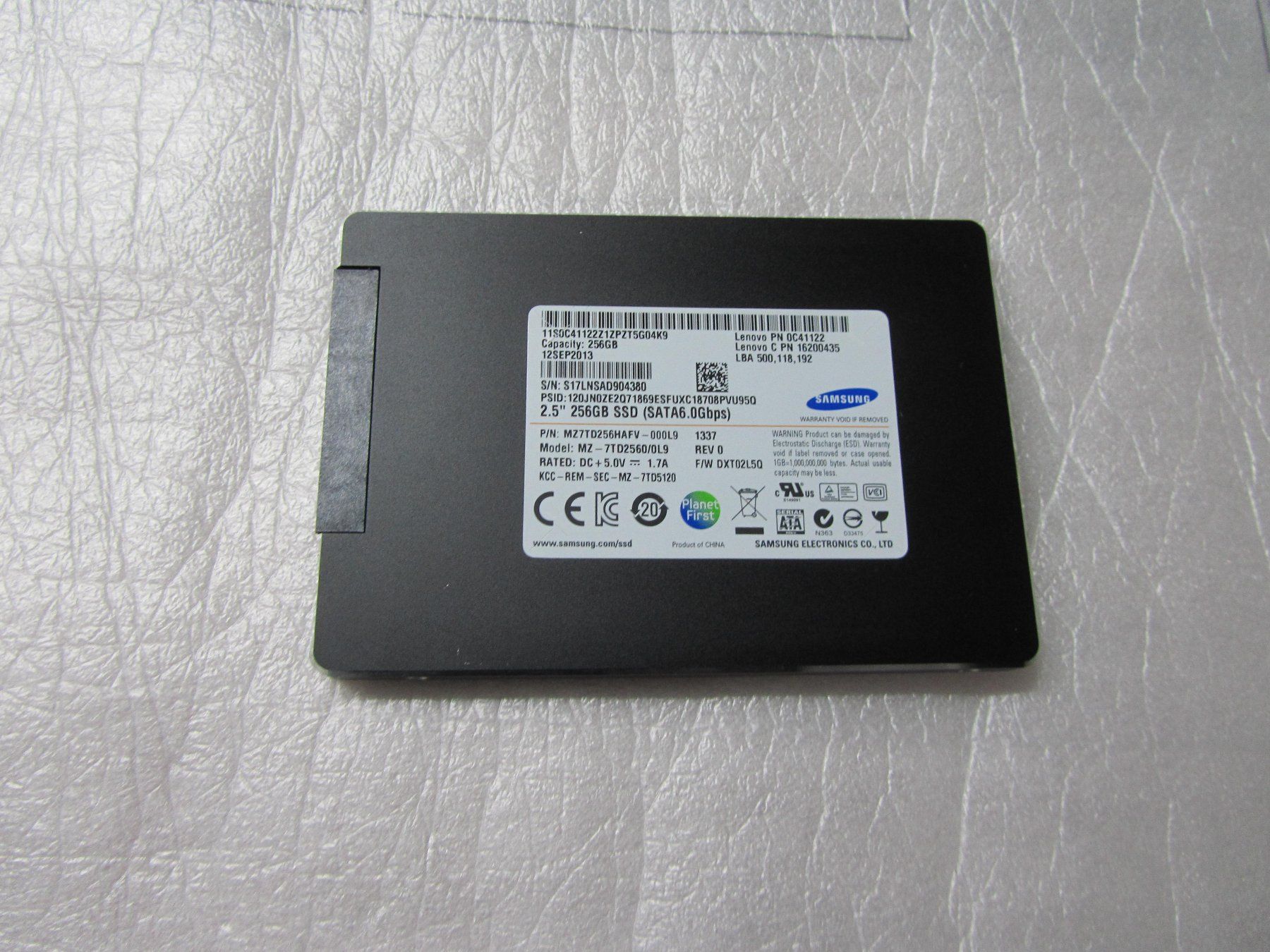 Samsung Harddisks: Samsung SSD 256GB – Gebraucht aus moosseedorf von RTN10