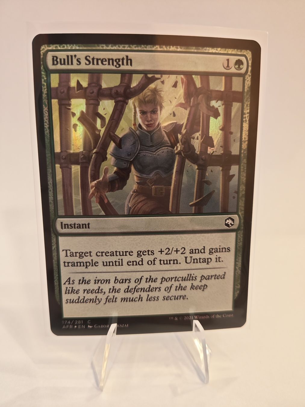 Magic The Gathering Carte collezionabili: Magic Bull's Strength 174/281 C – Nuovo (secondo la descrizione) da Arbon venduto da Printify3D