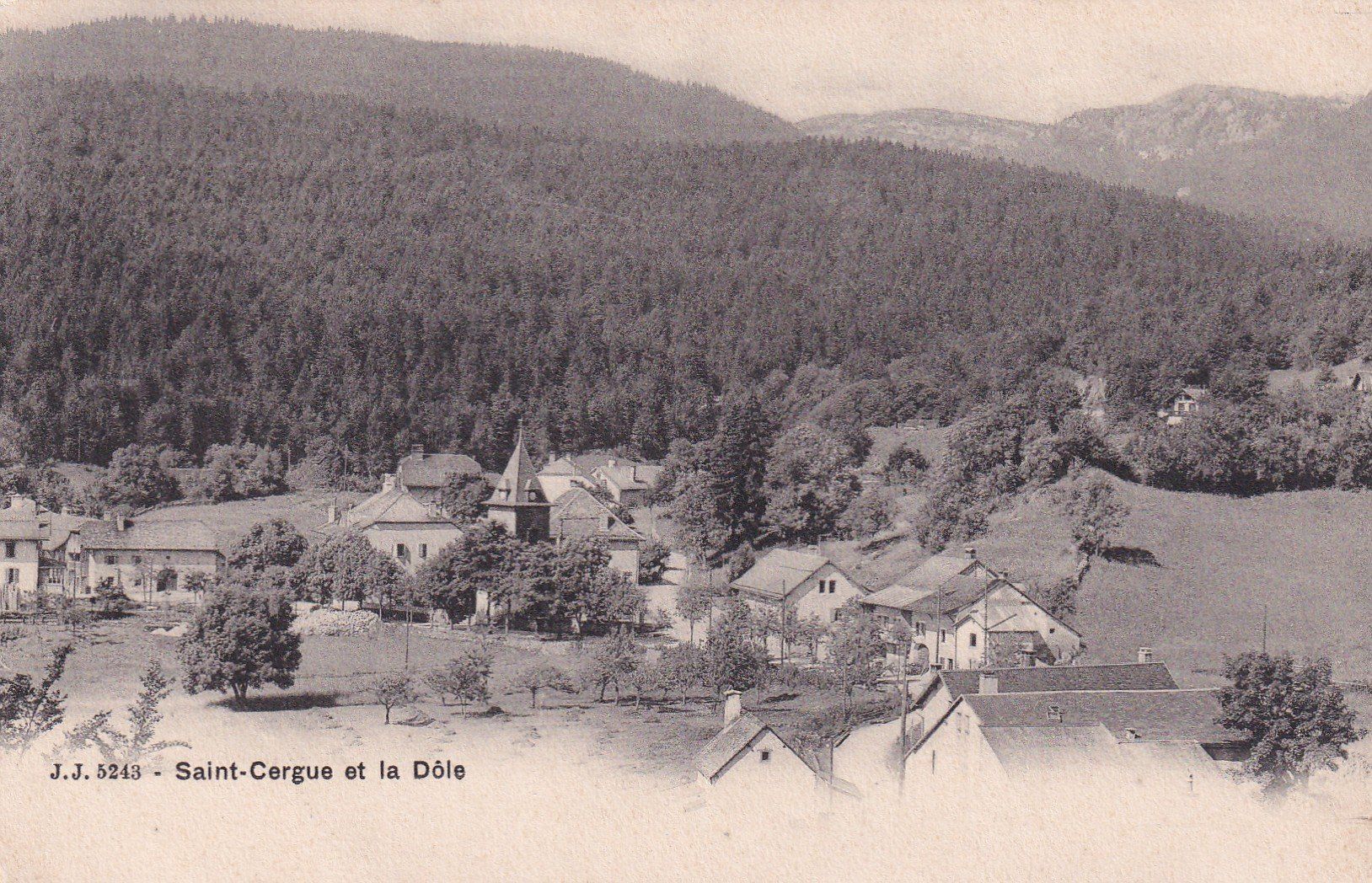 Ansichtskarten: Saint-Cergue et la Dôle – Gebraucht aus Cormoret von Pascalll2001