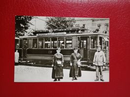 AK Strassenbahn geschlossener Zweiachser in Berlin