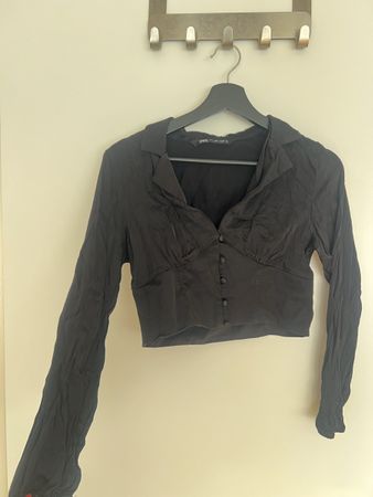Zara Bluse, schwarz, Grösse S, neuwertig, Top Zustand!