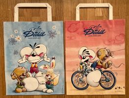 2 Diddl Henkel Tüten A4 Nr. 15 & 16 Rarität