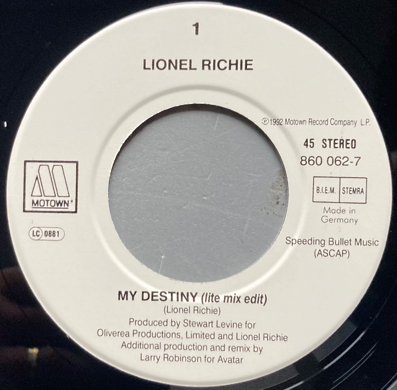 Dischi in vinile: LIONEL RICHIE - MY DESTINY – Usato da Poliez-Pittet venduto da Newtown-Records 2