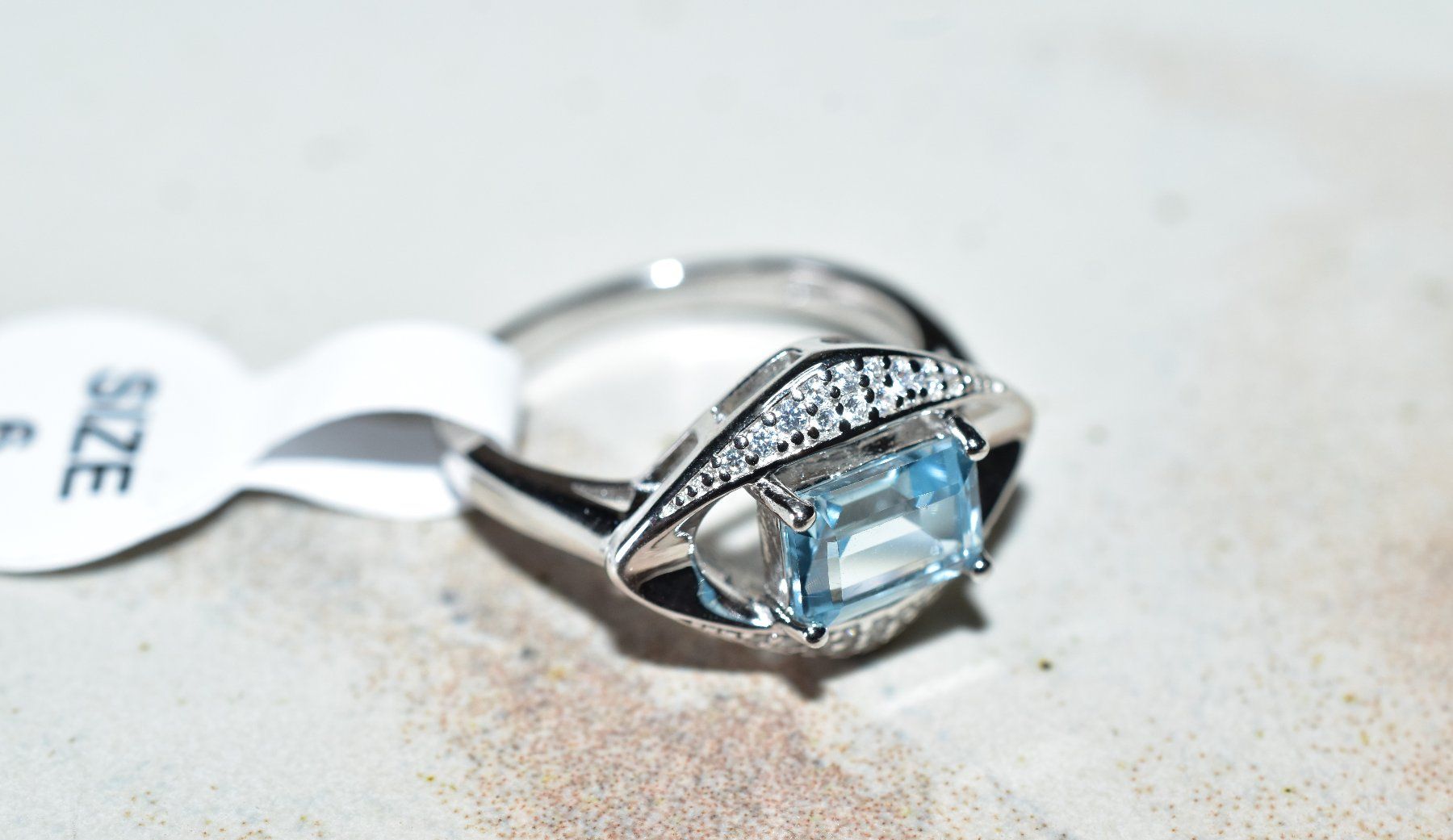 Anelli: Damen Ring mit Topas aus Silber, Gr.6 – Nuovo e nell'imballaggio originale da Laufen venduto da flowerfan 4