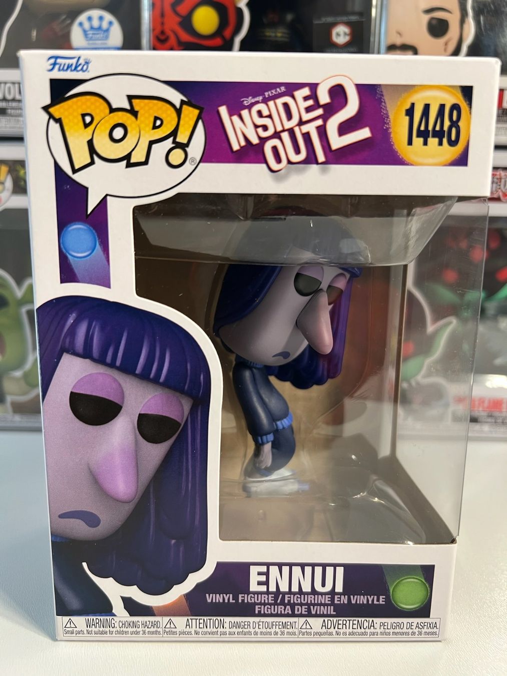 Funko Figuren: Funko POP! Disney Pixar Vice-Versa 2 Ennui – Neu und originalverpackt aus Le Mouret von perfectbijou
