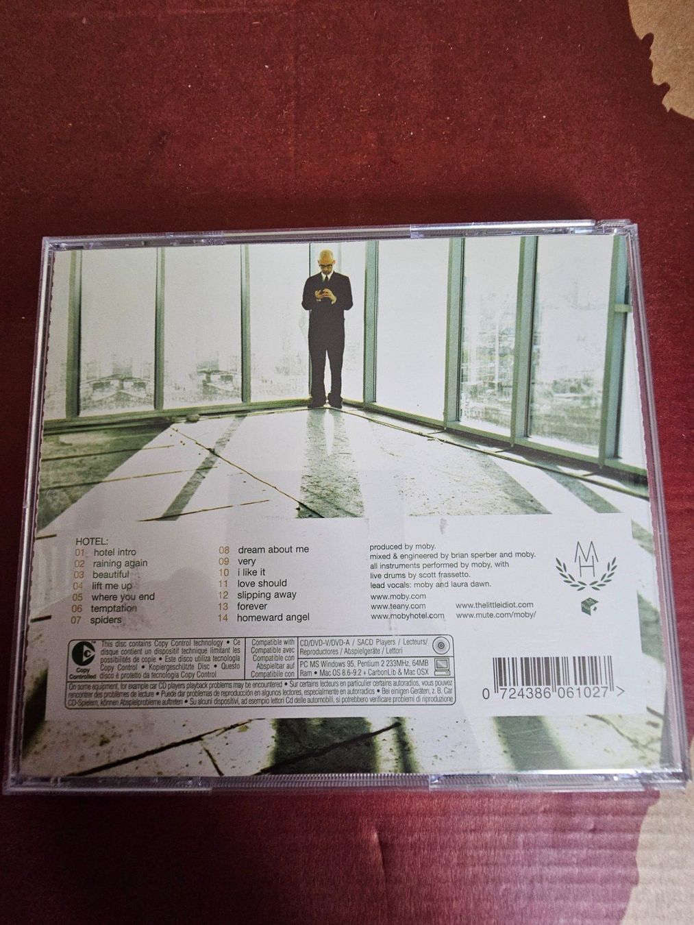 CDs: CD - Moby – Hotel (Electronic, Pop, 2005) – Gebraucht aus Biberist von Foolio0 1