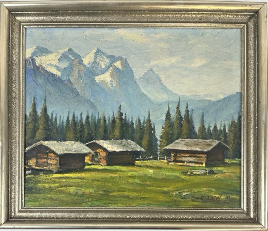 Max CLÉMENT (1912-1995) | Hasliberg und Wetterhorn (Gebraucht) in ...